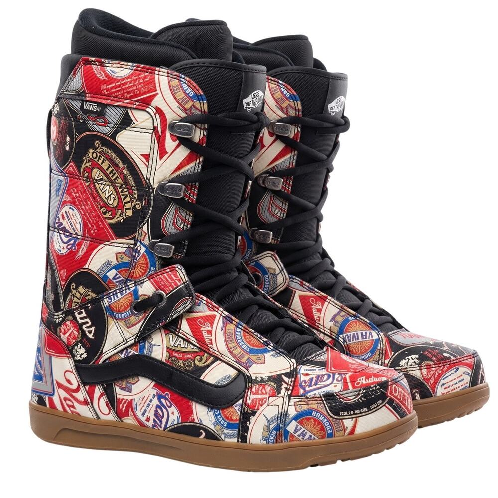 Vans Hi Standard OG Beer Coaster Collage Mens 10.5 Snowboard Boots Winter Sports